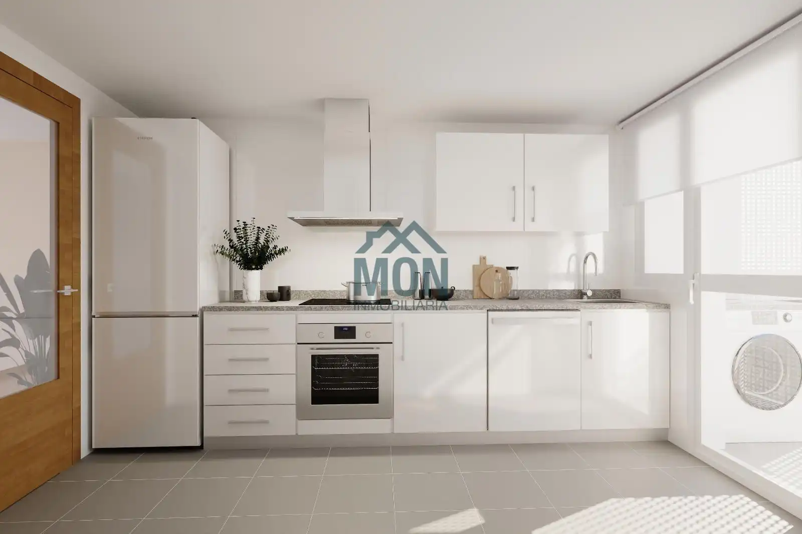 Kitchen of Flat for sale in Onda  with Parquet flooring, Terrace and Storage room