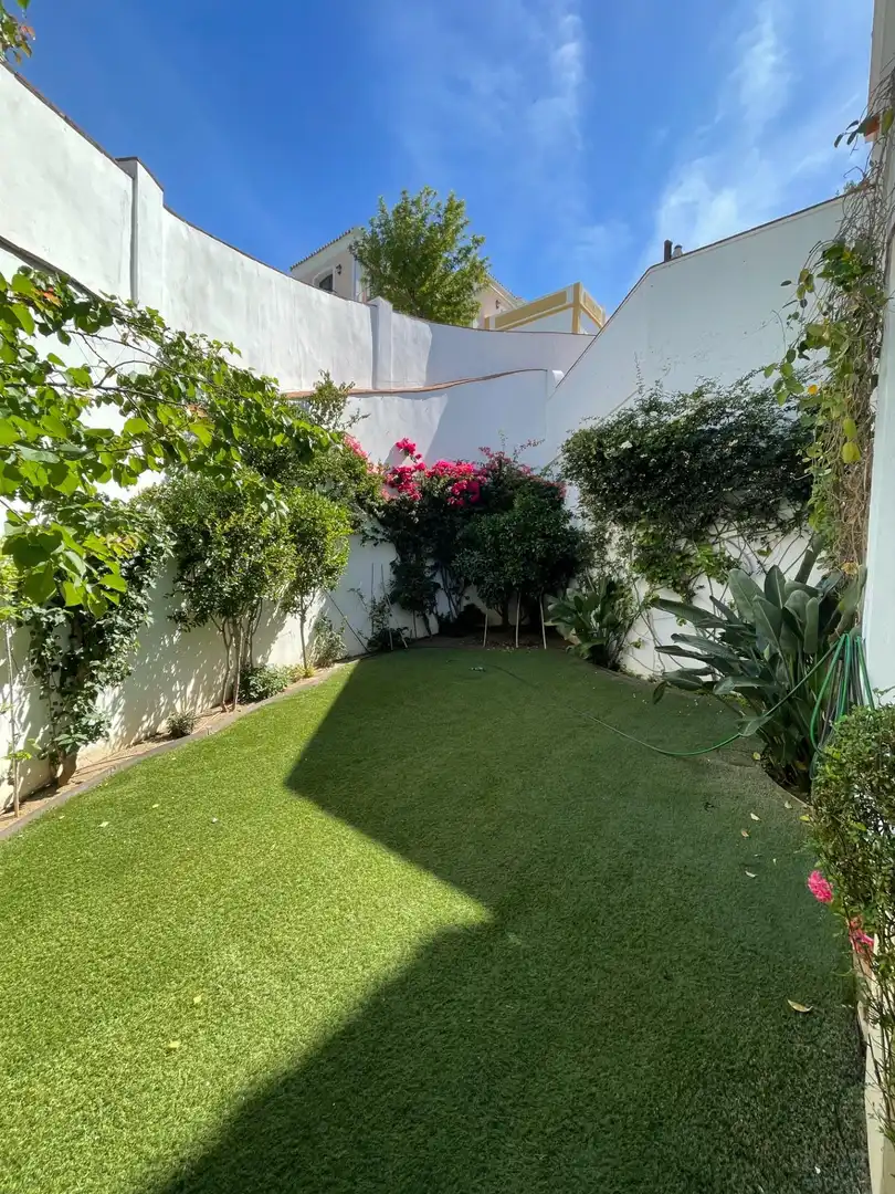 Terraza de Casa adosada en venta en Benahavís con Aire acondicionado, Jardín privado y Terraza