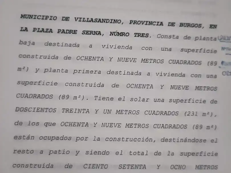 Casa adosada en venda en Villasandino amb Jardí privat, Traster i Moblat