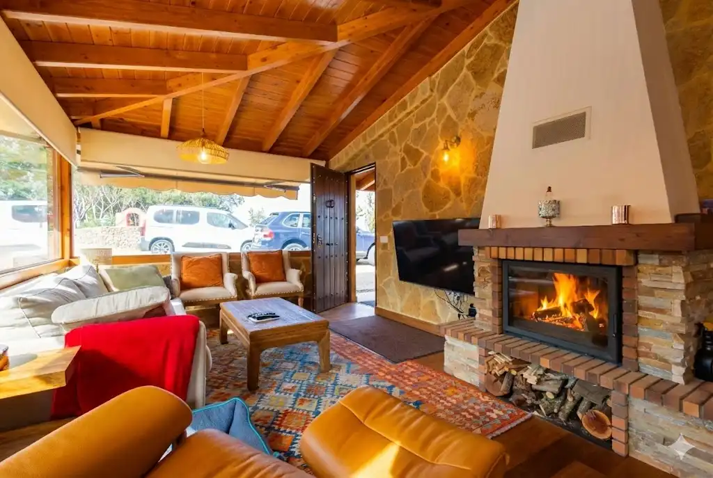 Sala d'estar de Finca rústica en venda en El Tanque amb Calefacció, Jardí privat i Terrassa