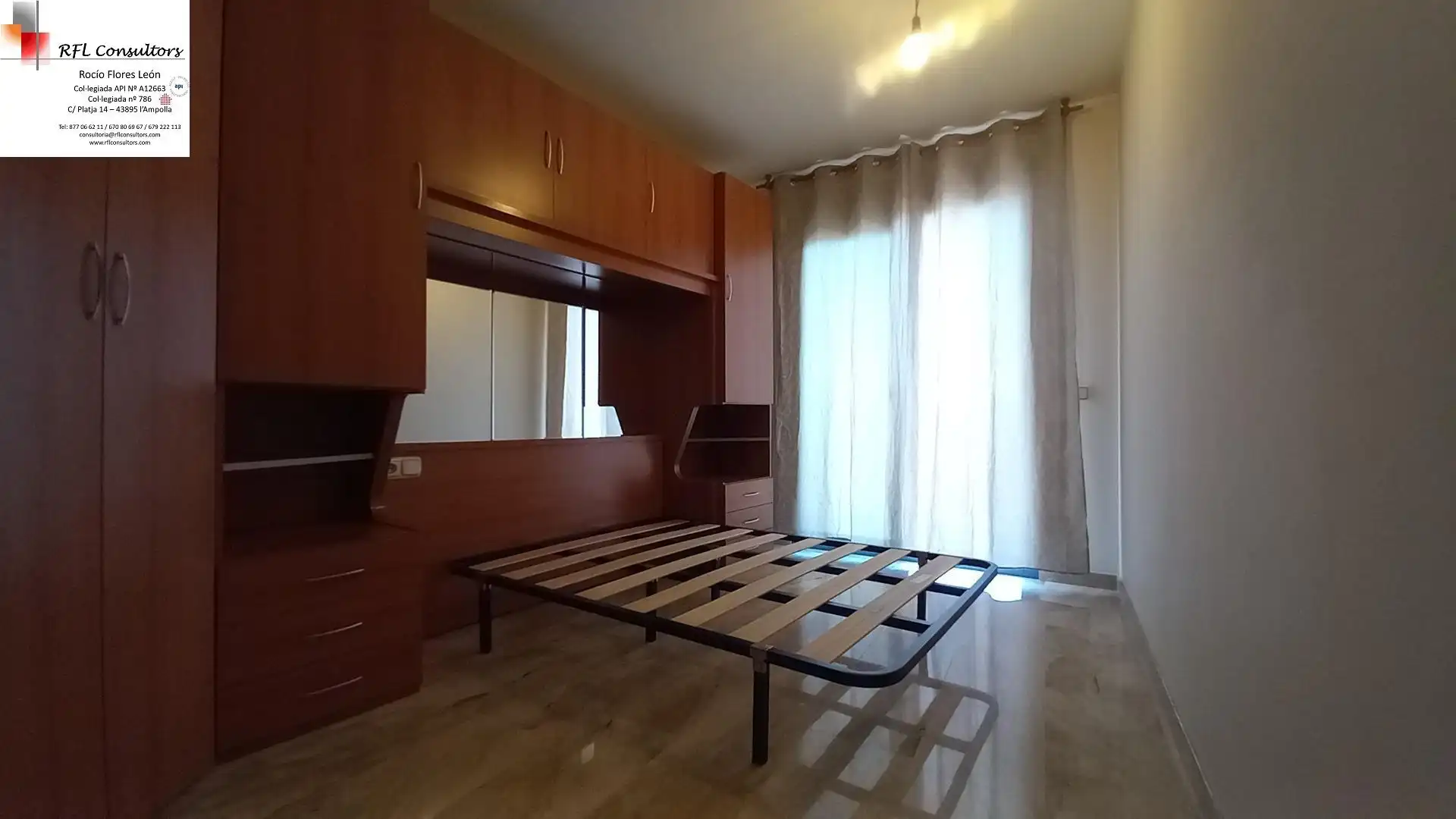 Habitación de Apartamento en venta en L'Ampolla con Terraza, Amueblado y Piscina comunitaria