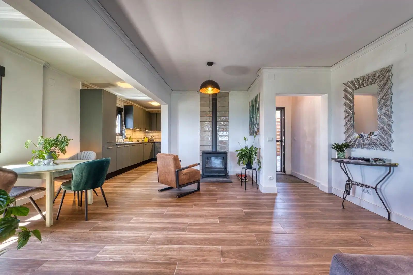 Sala d'estar de Casa o xalet en venda en Benissa amb Aire condicionat, Jardí privat i Piscina