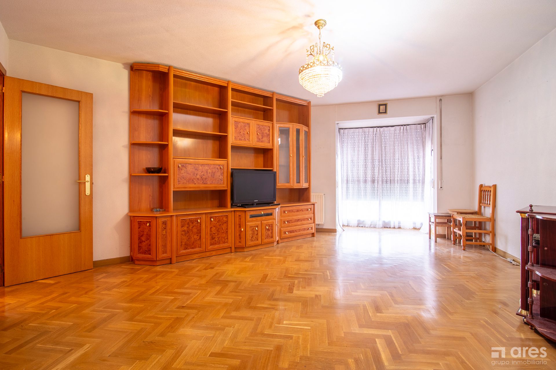 Sala de estar de Piso en venta en Alcorcón con Calefacción, Amueblado y Horno