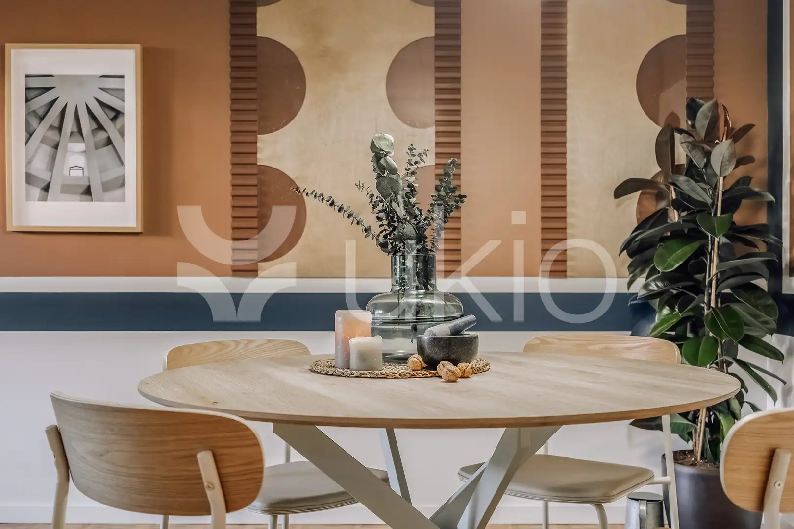 Dining room of Apartments for rent in Madrid  with Air Conditioner, Heating and Terrace