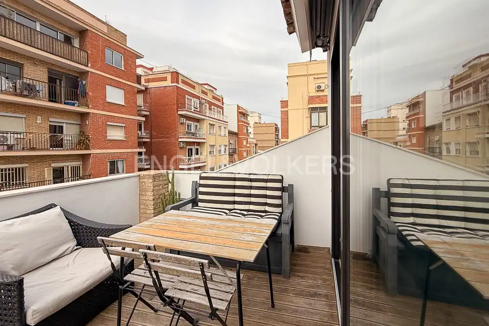 Terrasse von Wohnung zur Miete in Valencia mit Klimaanlage, Heizung und Terrasse