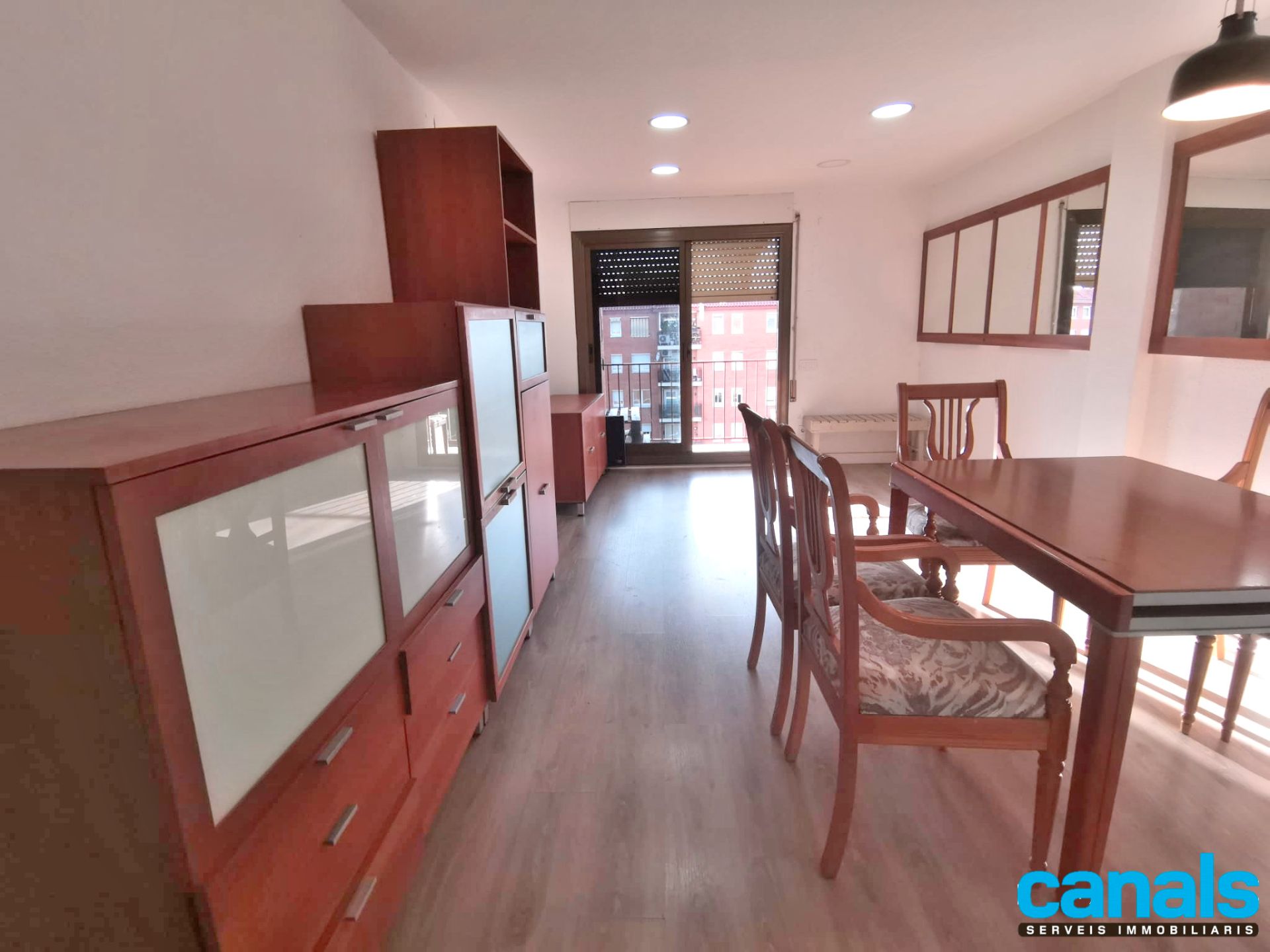 Dining room of Flat for sale in Cerdanyola del Vallès  with Parquet flooring and Balcony