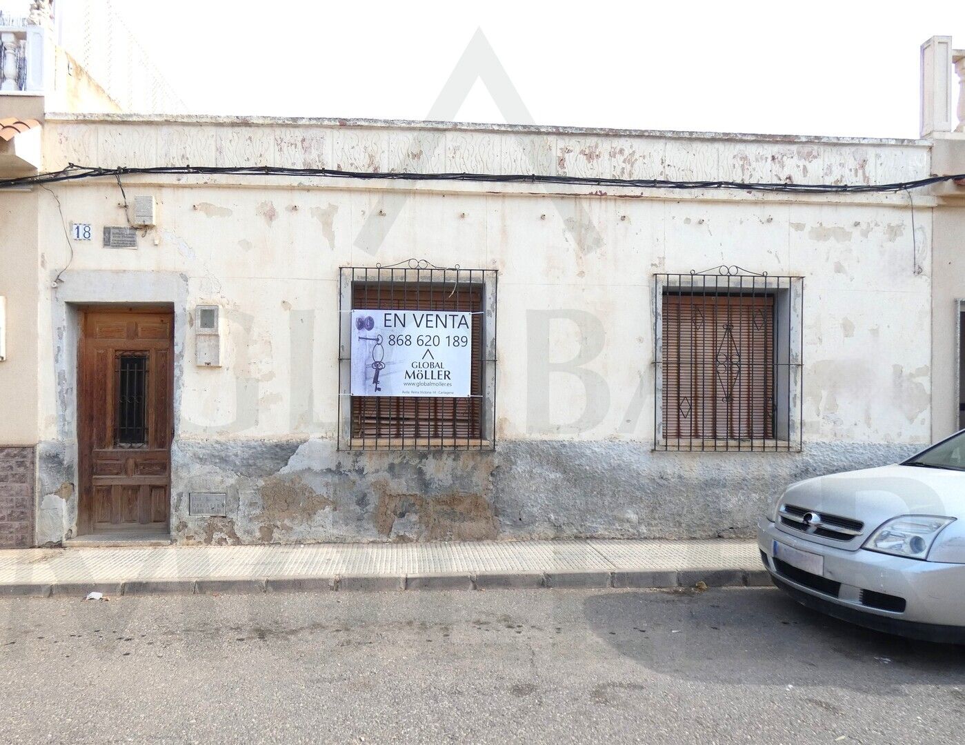 Exterior view of Single-family semi-detached for sale in Cartagena