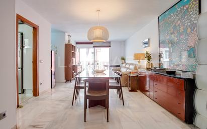 Dining room of Flat for sale in  Barcelona Capital  with Heating, Terrace and Balcony