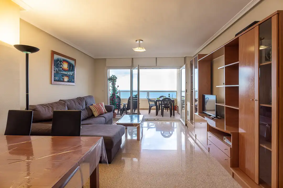 Living room of Flat for rent in El Campello  with Air Conditioner, Heating and Terrace