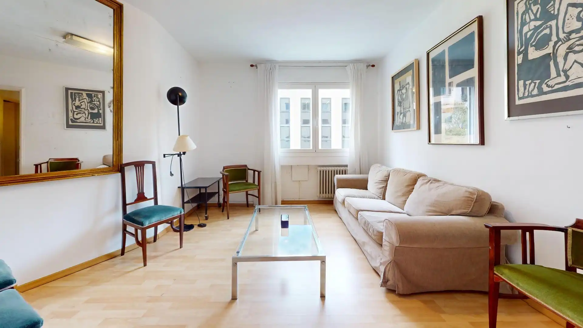 Sala d'estar de Pis en venda en  Palma de Mallorca amb Parquet