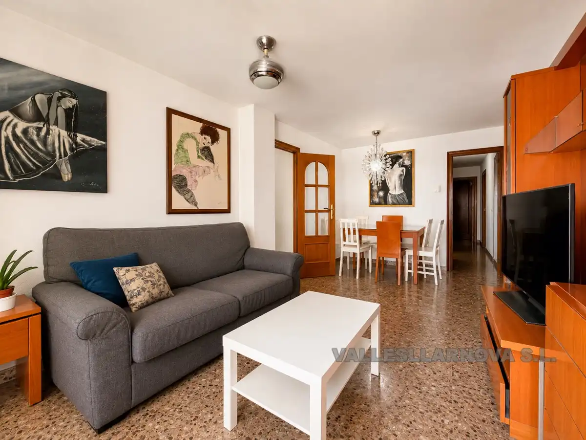 Sala de estar de Piso en venta en Mollet del Vallès con Calefacción y Balcón