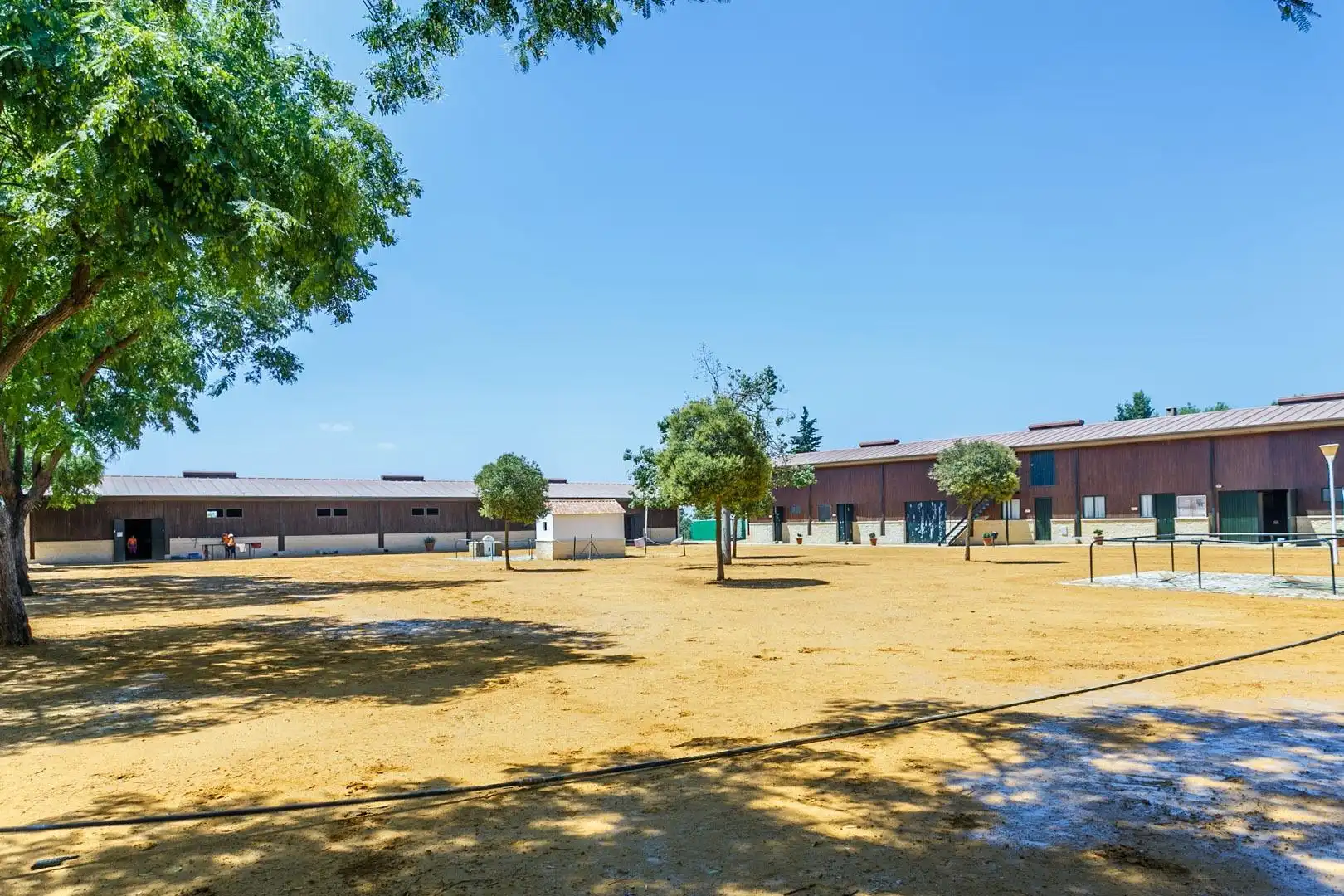 Vista exterior de Casa o xalet en venda en Bormujos amb Jardí privat, Terrassa i Piscina