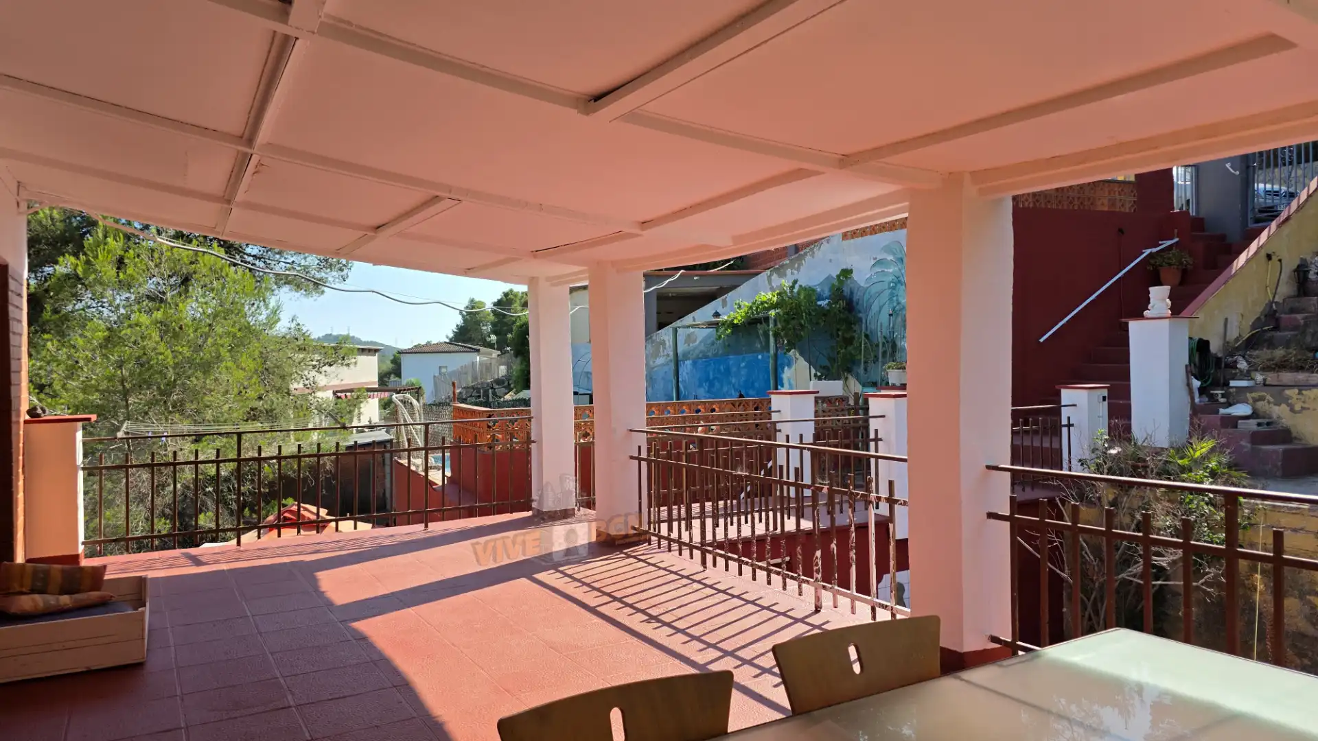 Terrassa de Casa o xalet en venda en Olesa de Bonesvalls amb Calefacció, Jardí privat i Terrassa