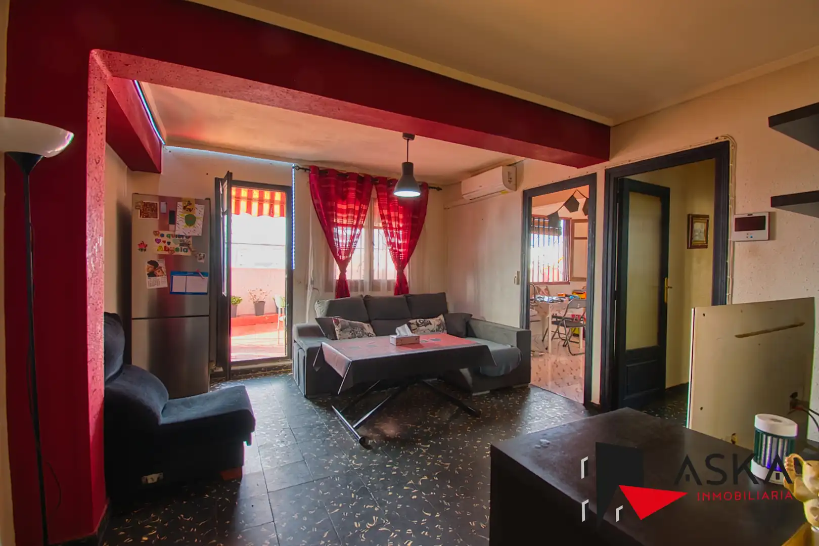 Sala de estar de Ático en venta en Valencia con Aire acondicionado, Terraza y Amueblado
