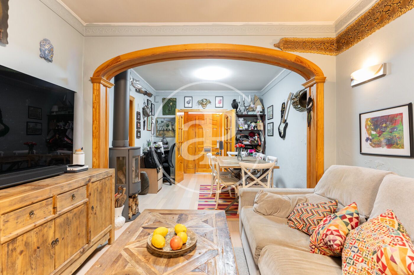 Living room of Single-family semi-detached for sale in  Palma de Mallorca  with Furnished