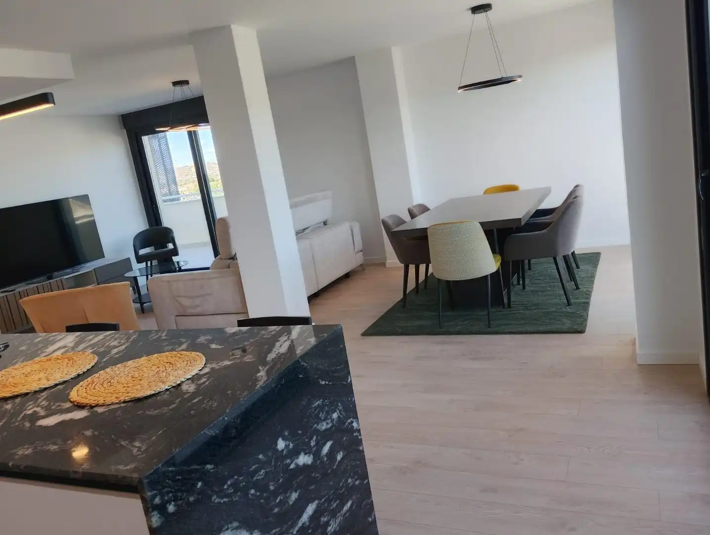 Comedor de Ático de alquiler en Murcia con Terraza