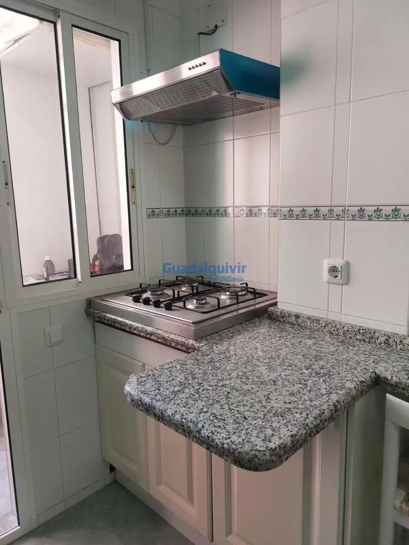 Kitchen of Flat for rent in Montequinto  with Air Conditioner, Private garden and Terrace