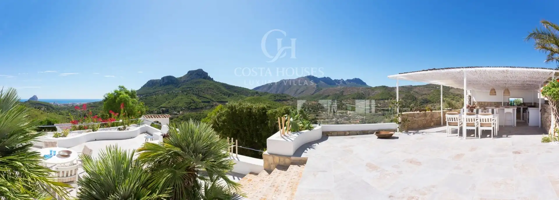 Terraza de Casa o chalet en venta en Benissa con Aire acondicionado, Calefacción y Jardín privado