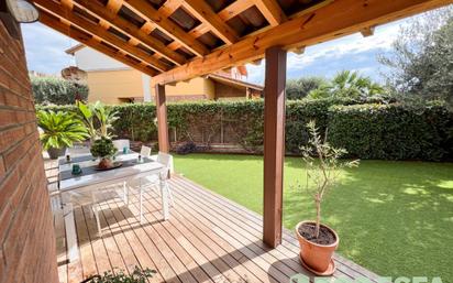 Terrassa de Casa adosada en venda en La Garriga amb Calefacció, Jardí privat i Terrassa