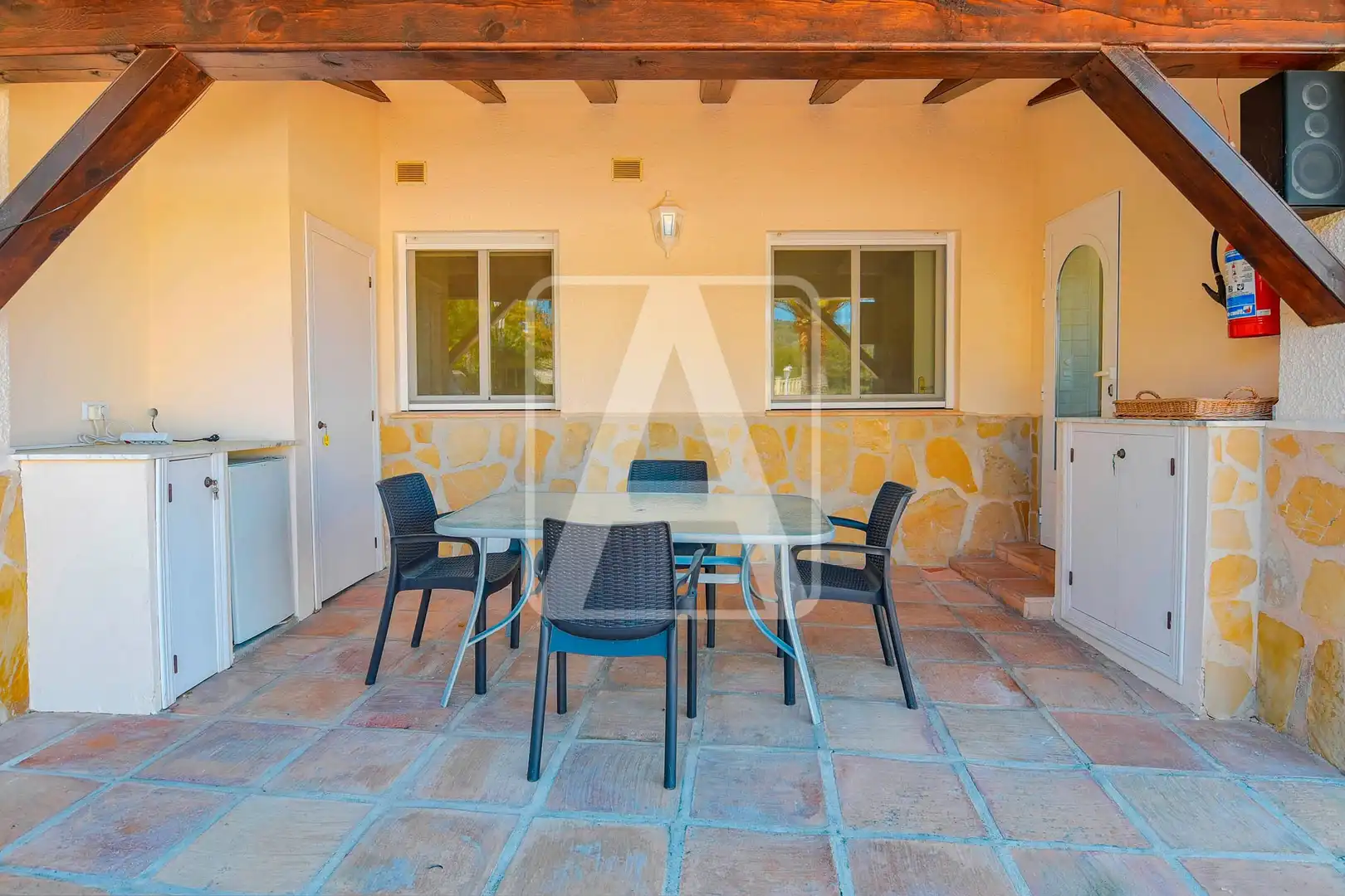 Terrassa de Casa o xalet en venda en Calpe / Calp amb Aire condicionat, Calefacció i Jardí privat