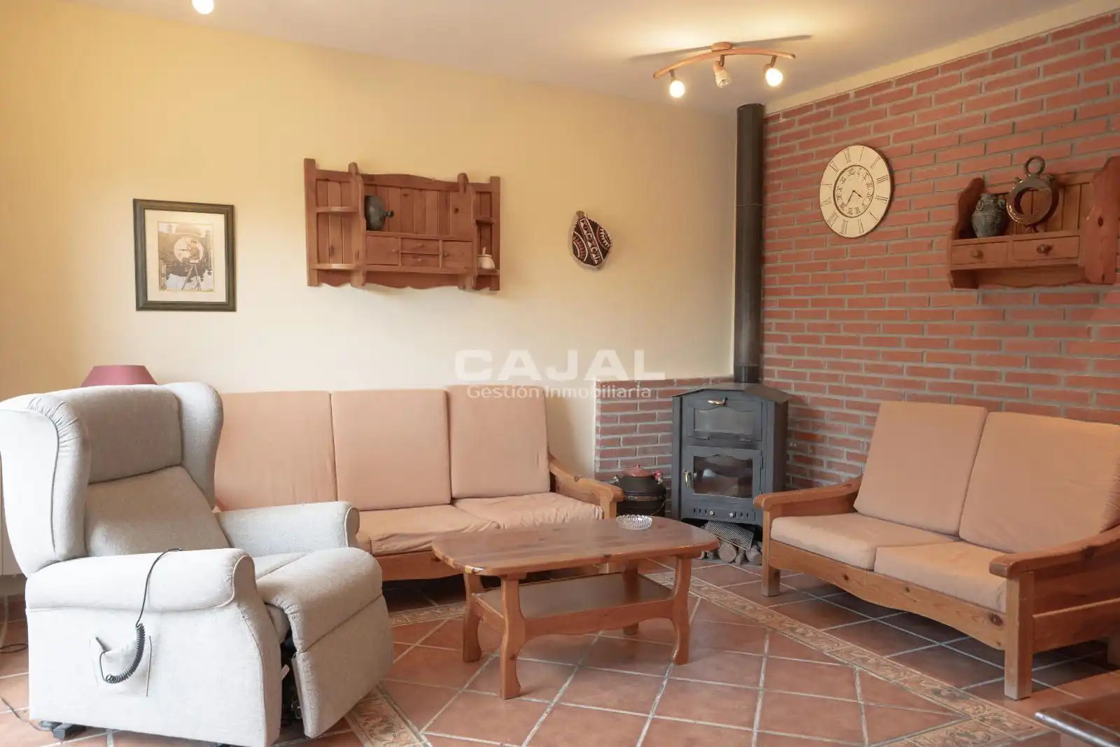 Living room of Houses for sale in Fresno de Cantespino  with Heating