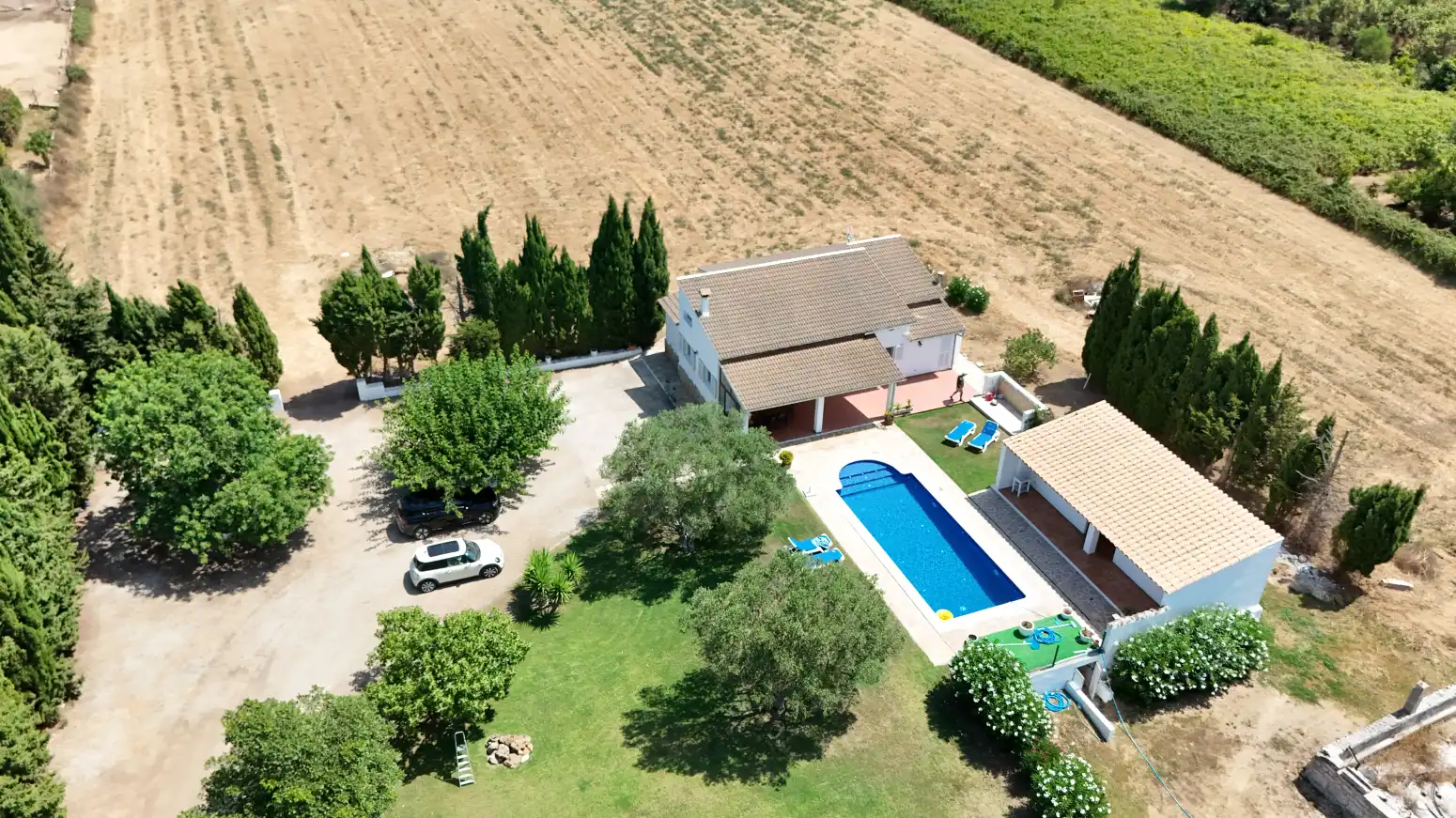 Garden of Houses for rent in Sa Pobla  with Air Conditioner, Heating and Private garden