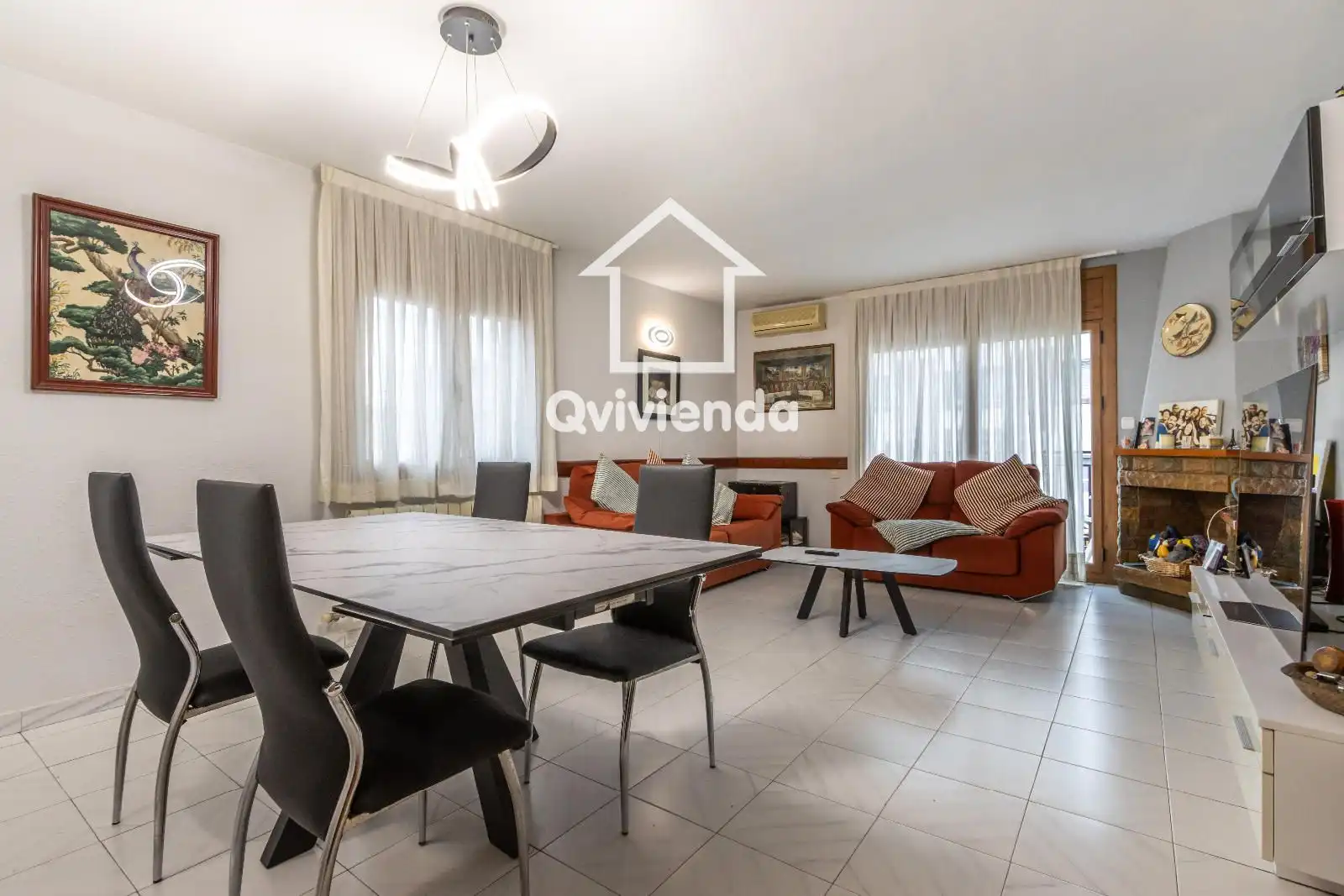 Living room of Detached homes for sale in Parets del Vallès  with Air Conditioner, Heating and Private garden
