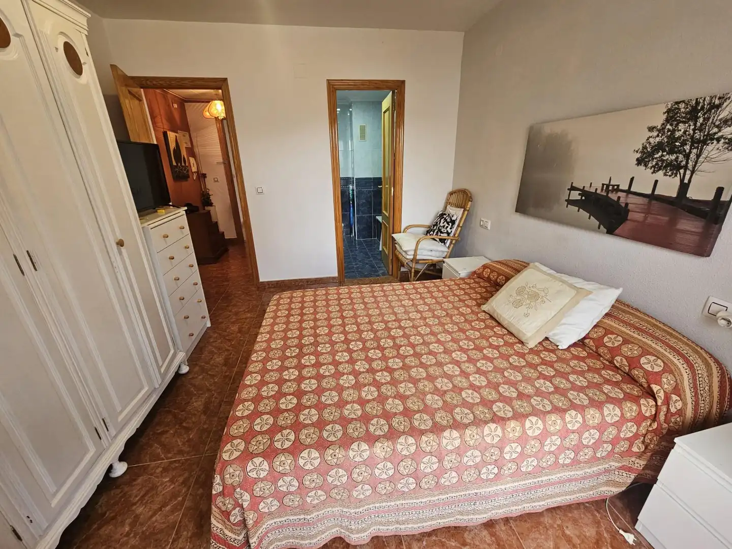 Bedroom of Flat for sale in Sueca  with Air Conditioner, Heating and Storage room