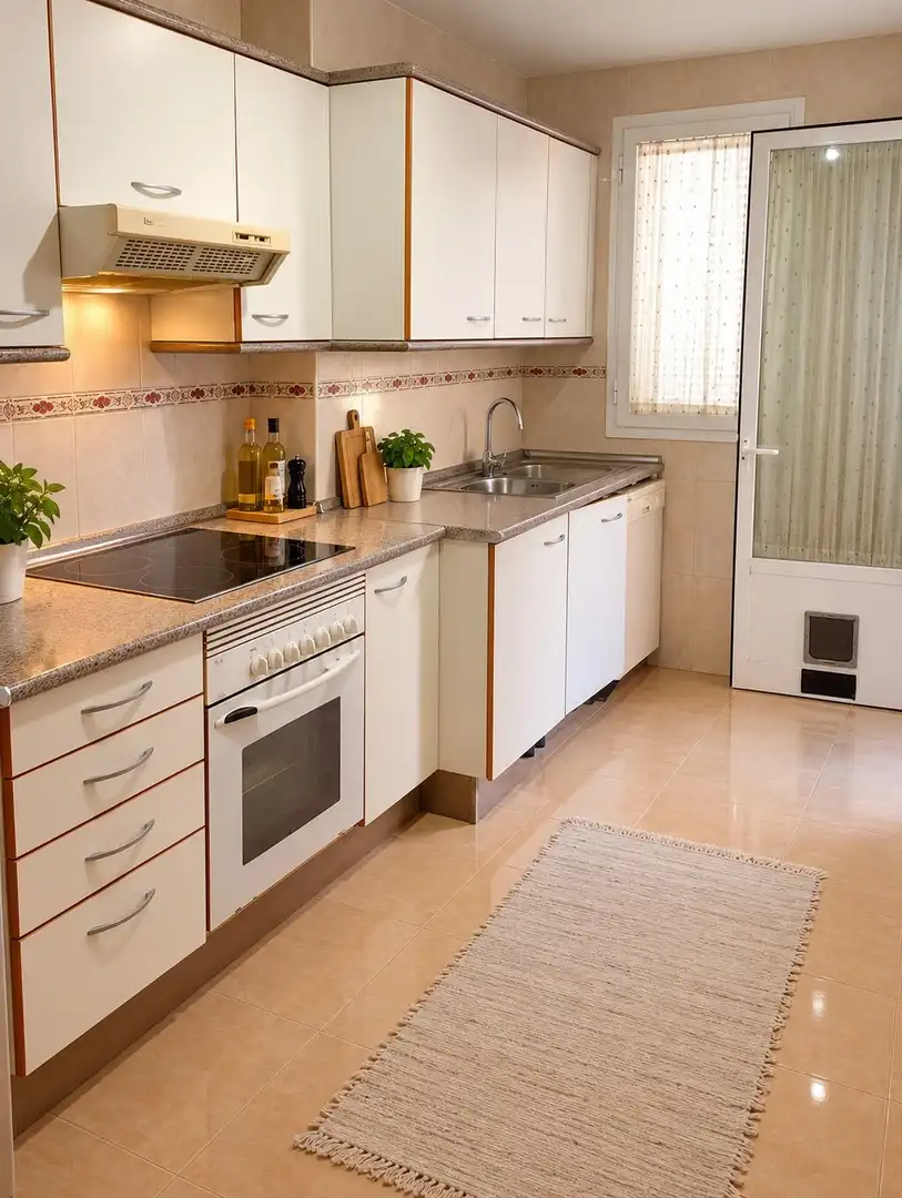 Cuina de Apartament en venda en Alcúdia amb Terrassa i Piscina comunitària