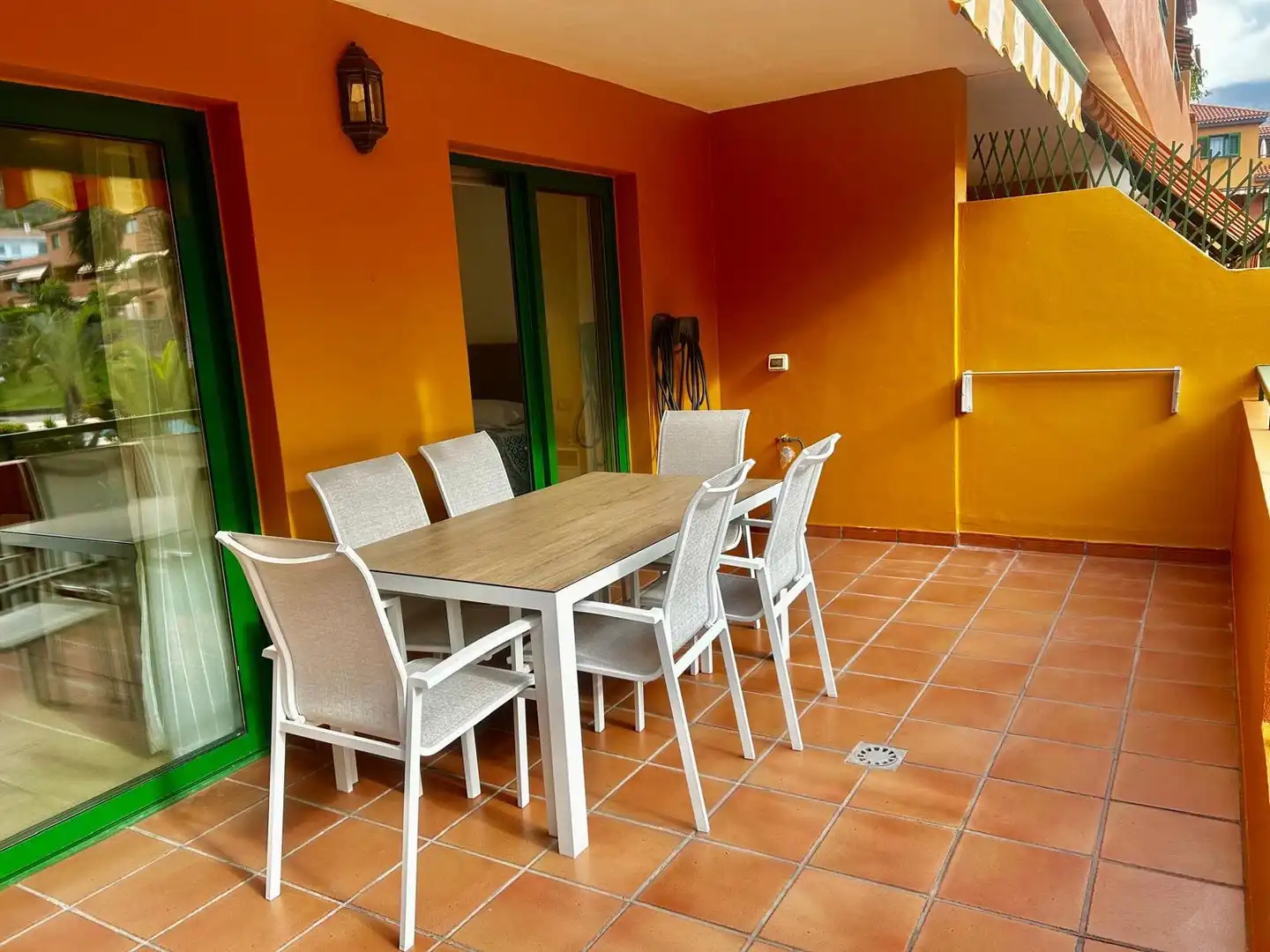 Terraza de Apartamento de alquiler en Puerto de la Cruz con Terraza, Amueblado y Horno