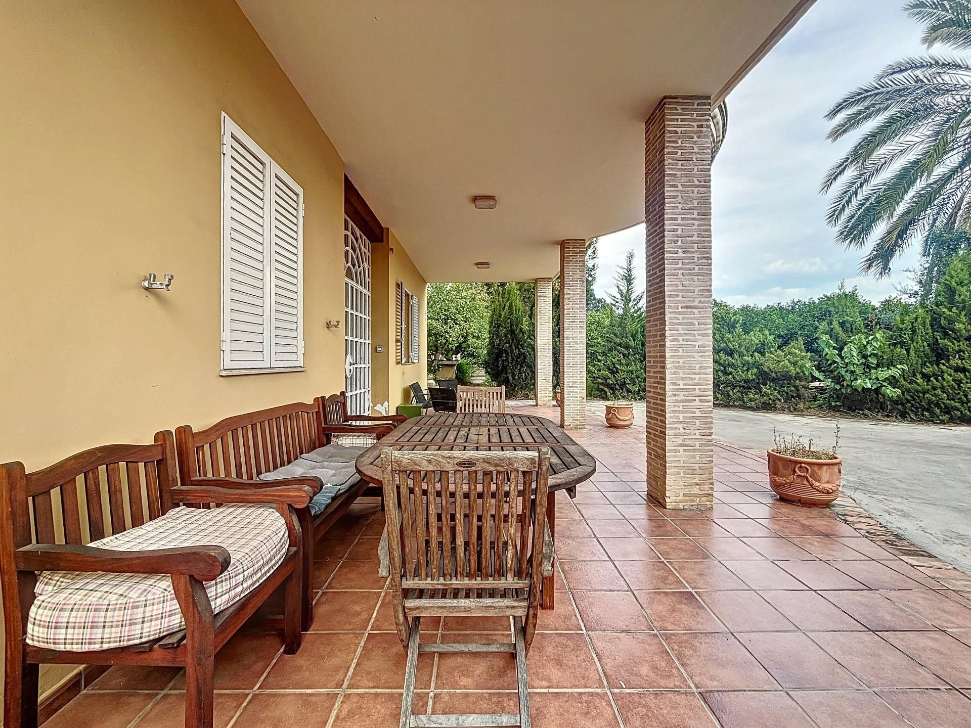 Terrace of Country house for sale in Carcaixent  with Air Conditioner, Heating and Private garden