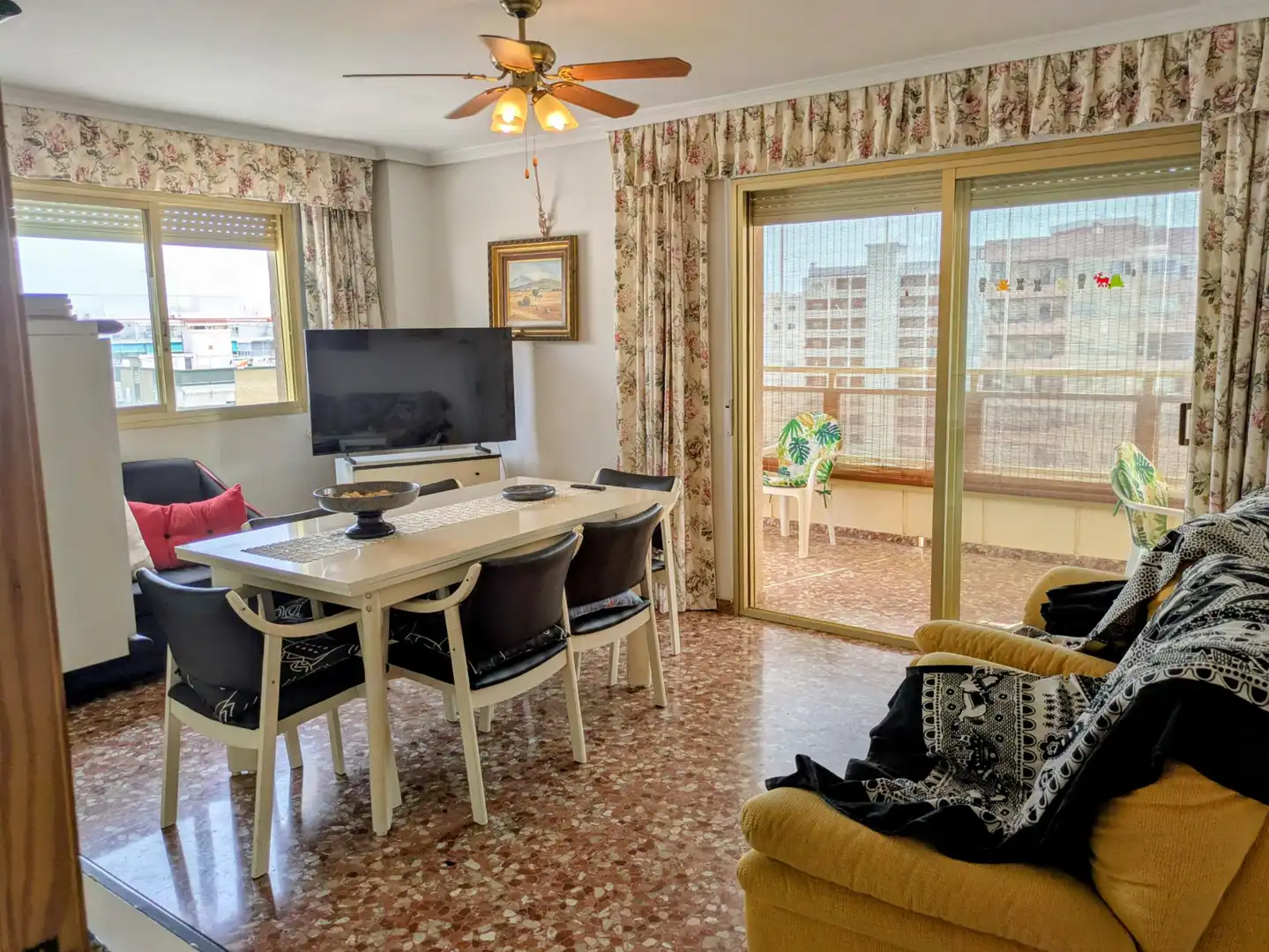 Sala d'estar de Apartament en venda en Cullera amb Terrassa i Moblat
