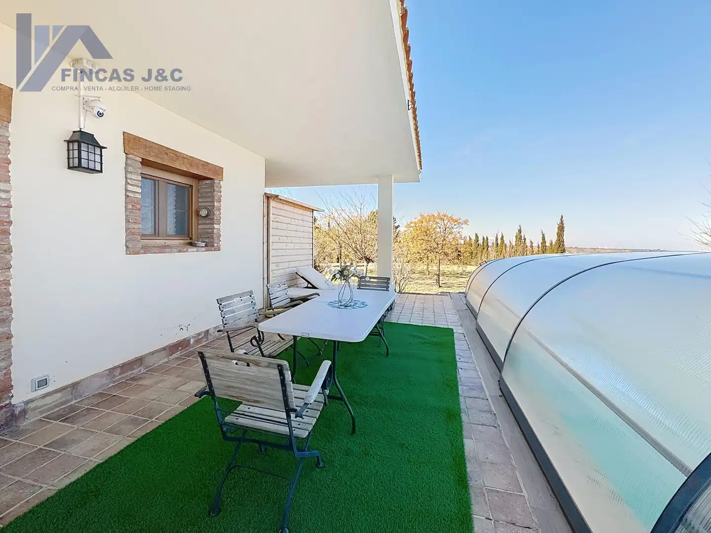 Terraza de Casa o chalet en venta en La Muela