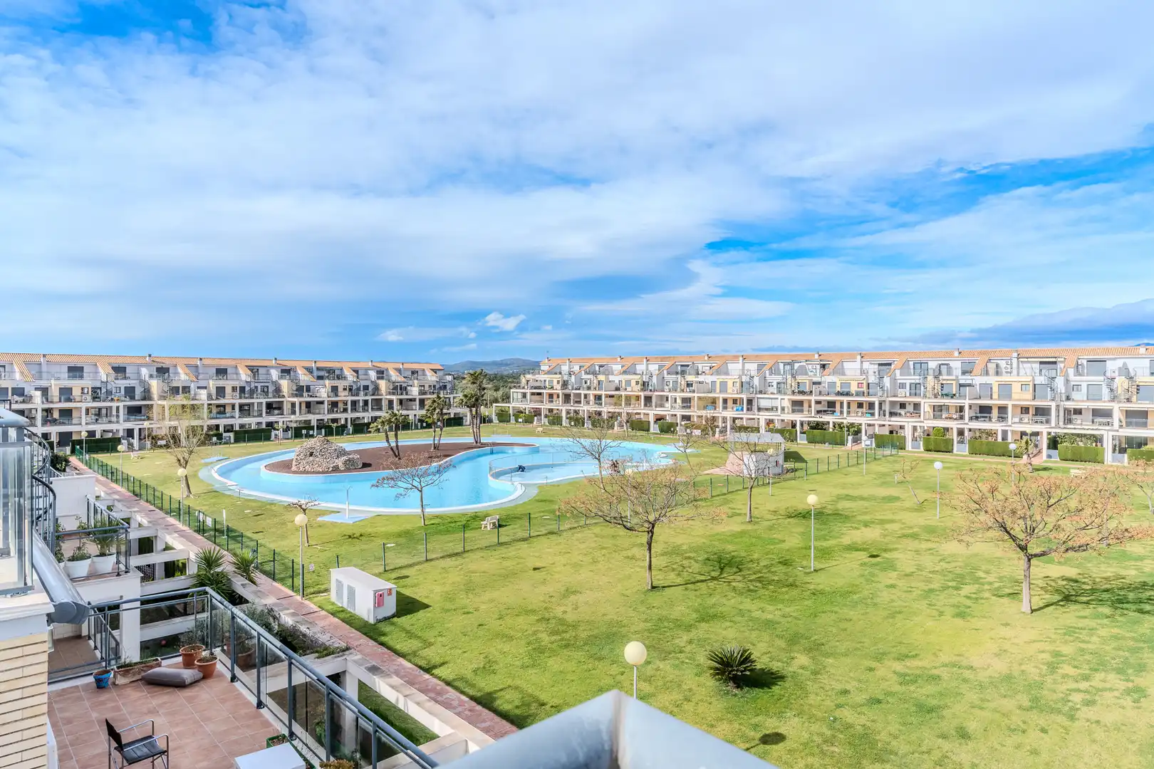 Swimming pool of Duplexes for sale in San Jorge / Sant Jordi  with Air Conditioner, Heating and Terrace