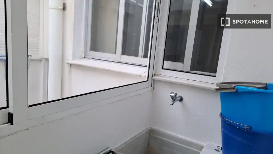 Balcony of Flat for rent in Sueca  with Air Conditioner, Heating and Furnished