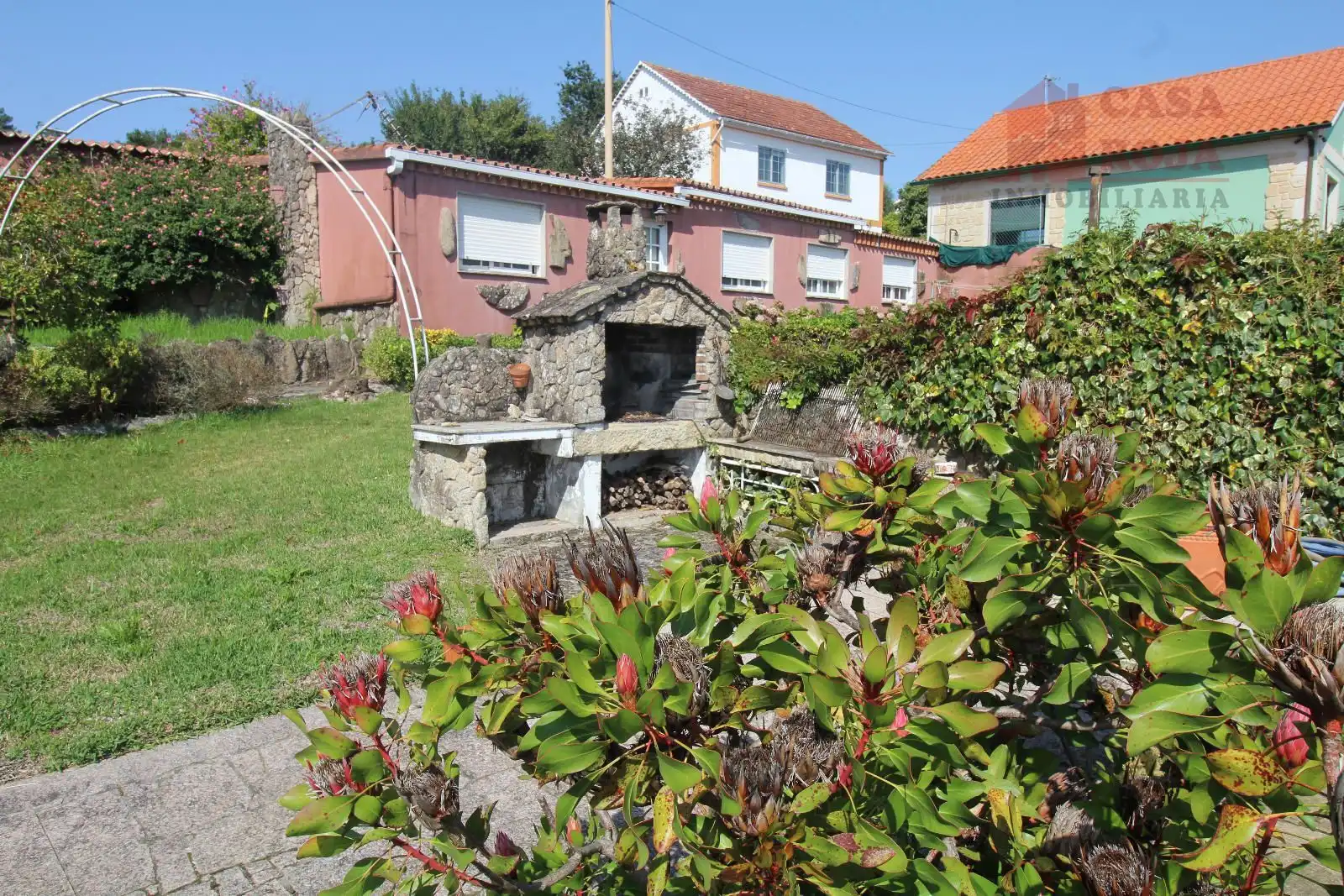 Jardí de Casa o xalet en venda en Moaña amb Calefacció, Terrassa i Traster