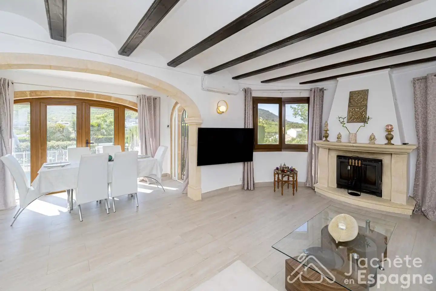 Living room of Houses for sale in Jávea / Xàbia  with Air Conditioner, Heating and Private garden