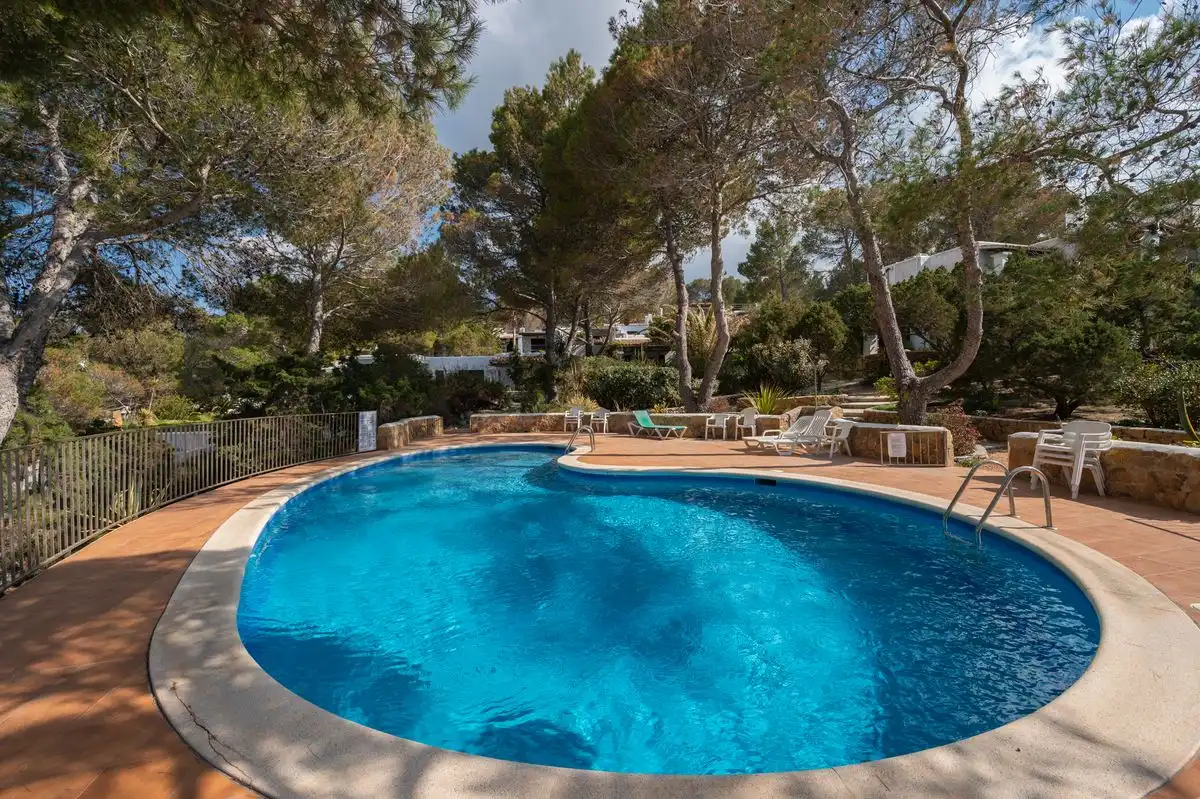 Swimming pool of Detached homes for sale in Sant Josep de sa Talaia  with Air Conditioner, Heating and Private garden