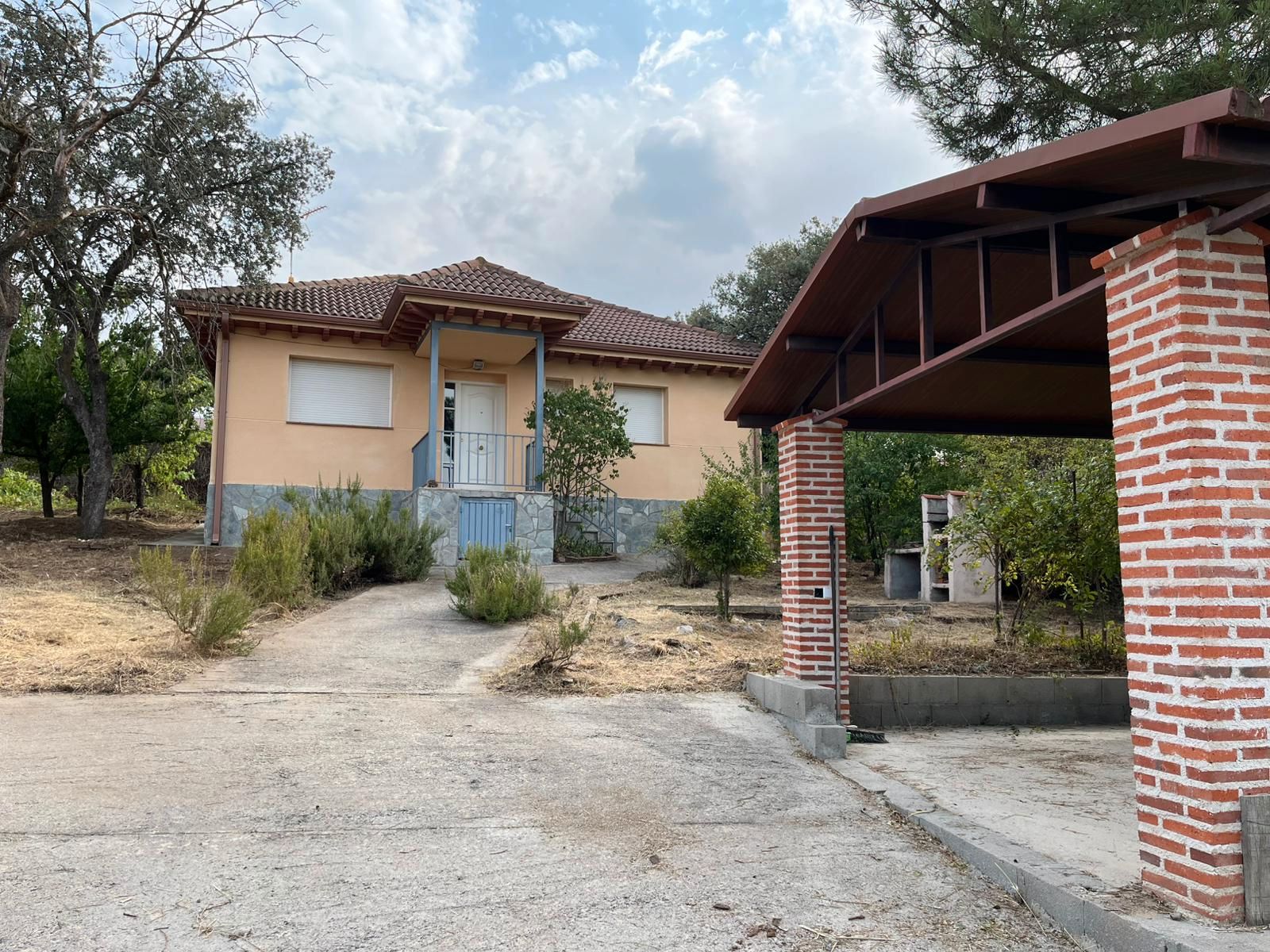 Exterior view of House or chalet for sale in Peñalba de Ávila  with Heating, Private garden and Terrace