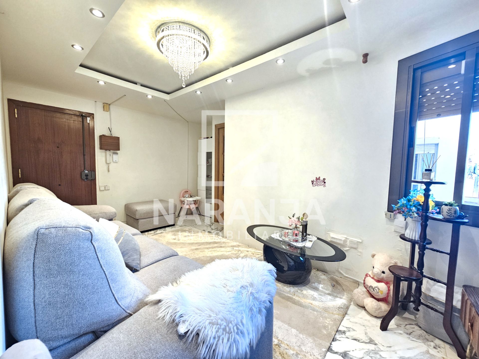 Sala de estar de Piso en venta en  Barcelona Capital