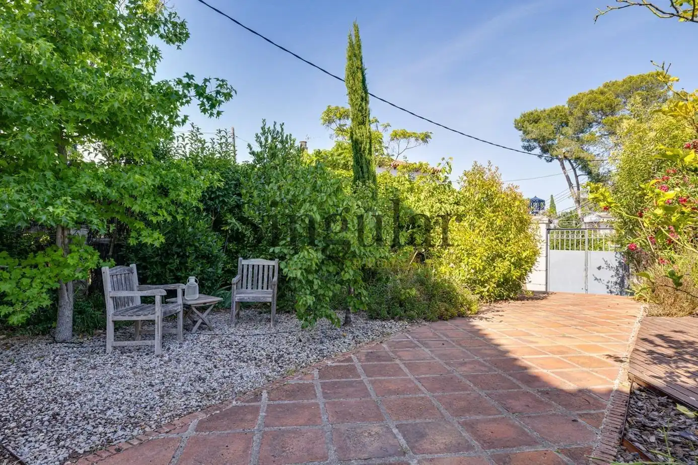 Jardí de Casa o xalet en venda en Sant Cugat del Vallès amb Calefacció, Jardí privat i Traster