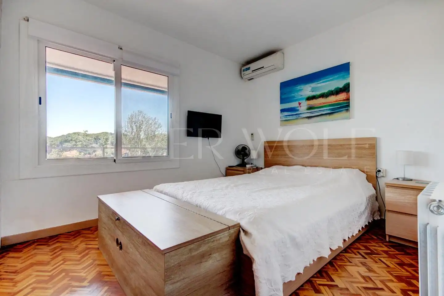 Bedroom of Flat for sale in Gavà  with Air Conditioner, Heating and Parquet flooring