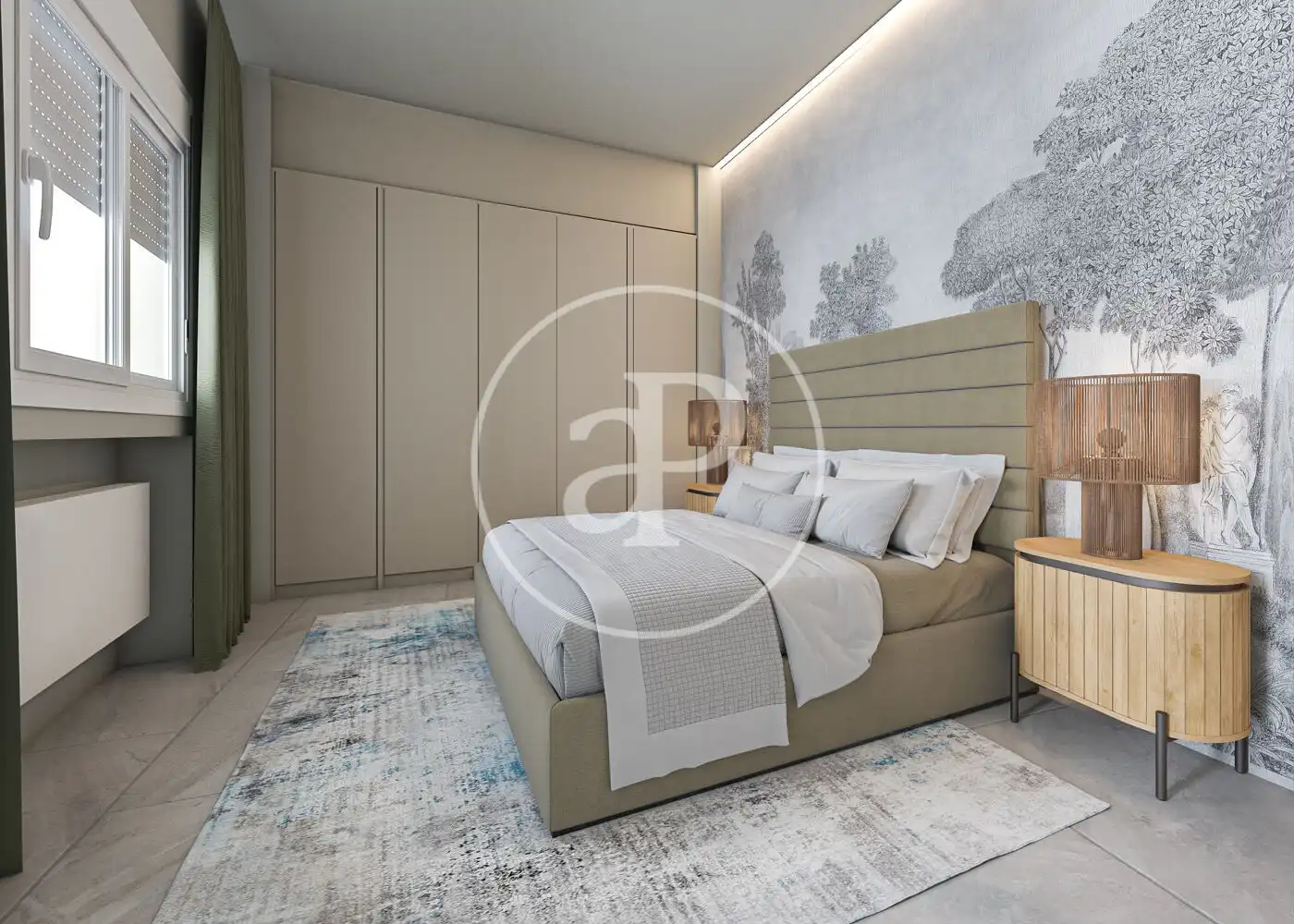 Bedroom of Flat for sale in Madrid  with Air Conditioner, Heating and Furnished