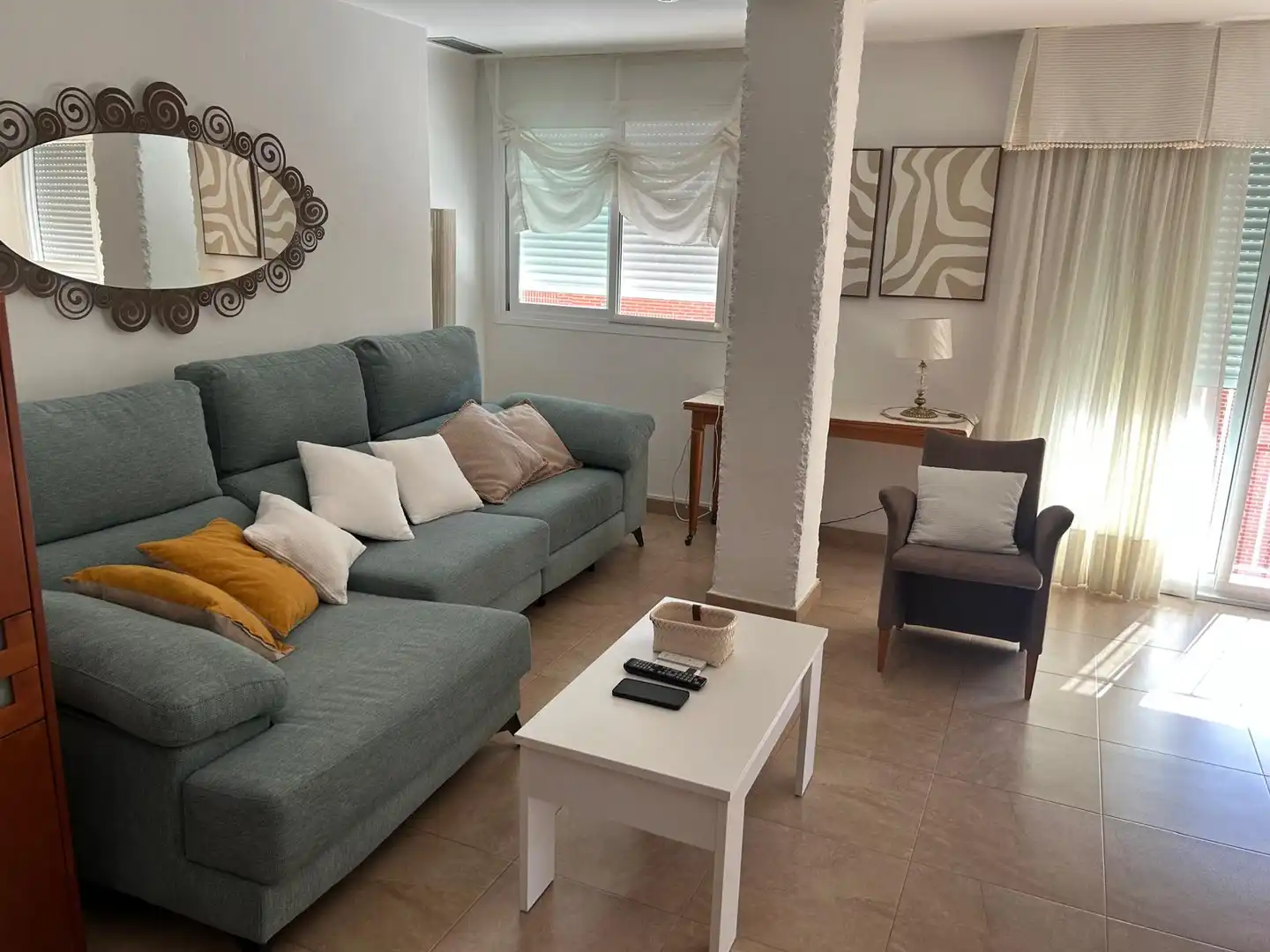 Sala d'estar de Àtic en venda en Murcia amb Aire condicionat, Calefacció i Terrassa