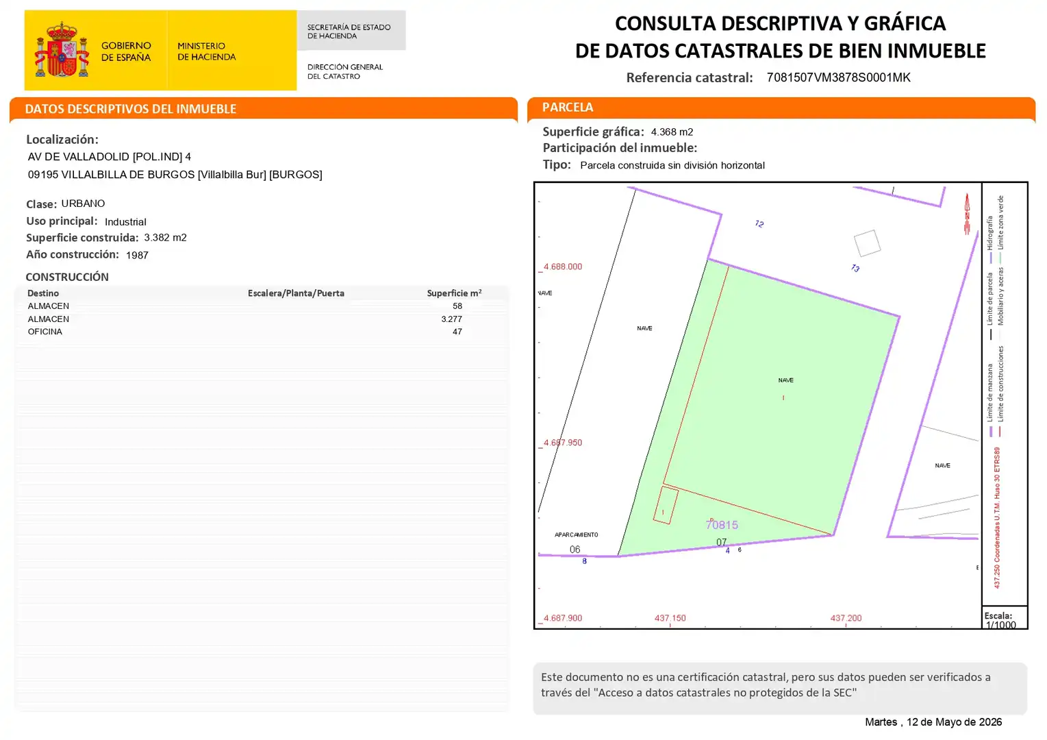 Fabrikhallen zum Verkauf in Villalbilla de Burgos