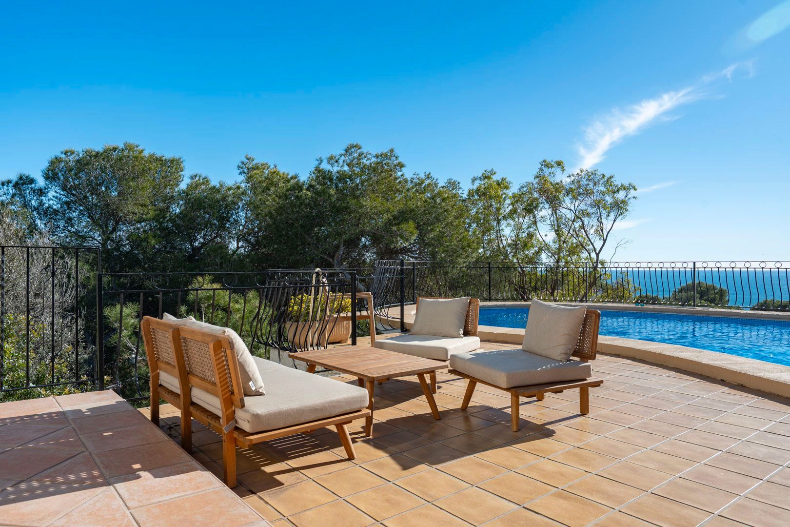 Terrace of Country house for sale in Jávea / Xàbia  with Air Conditioner, Heating and Private garden