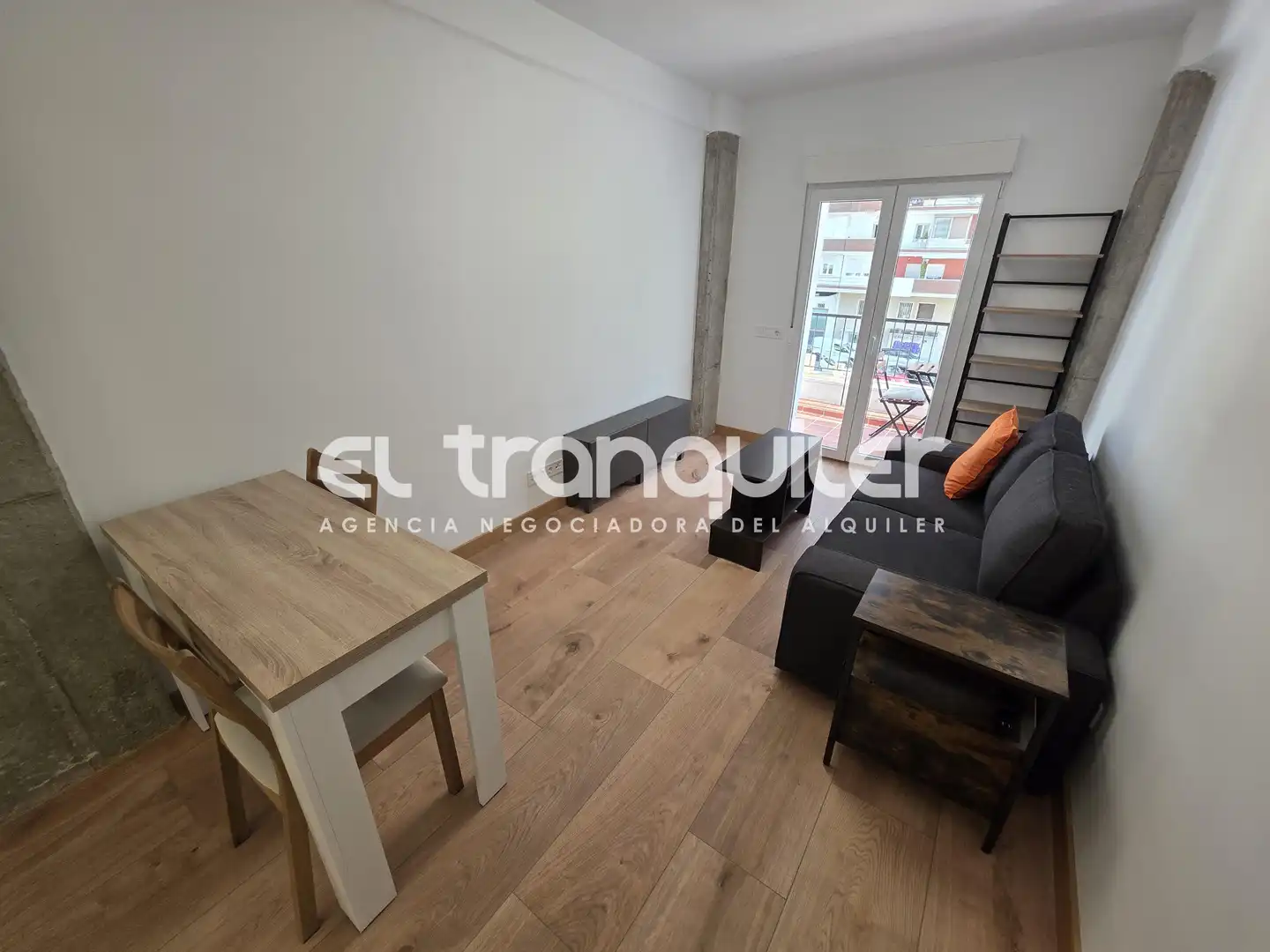 Wohnzimmer von Wohnung zur Miete in Madrid mit Klimaanlage, Terrasse und Möbliert