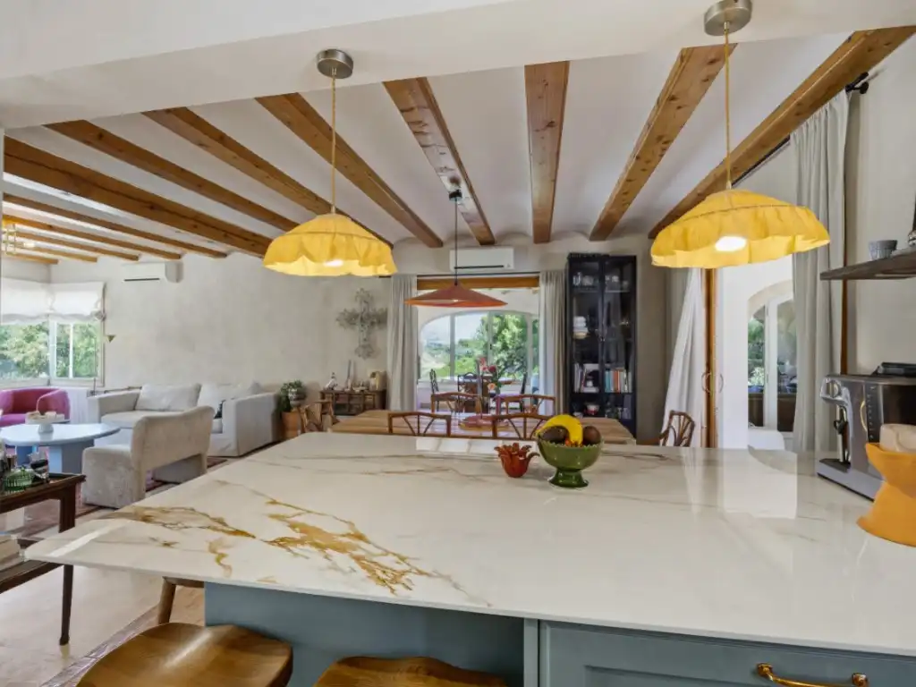 Küche von Haus oder Chalet zur Miete in Jávea / Xàbia mit Heizung, Privatgarten und Terrasse