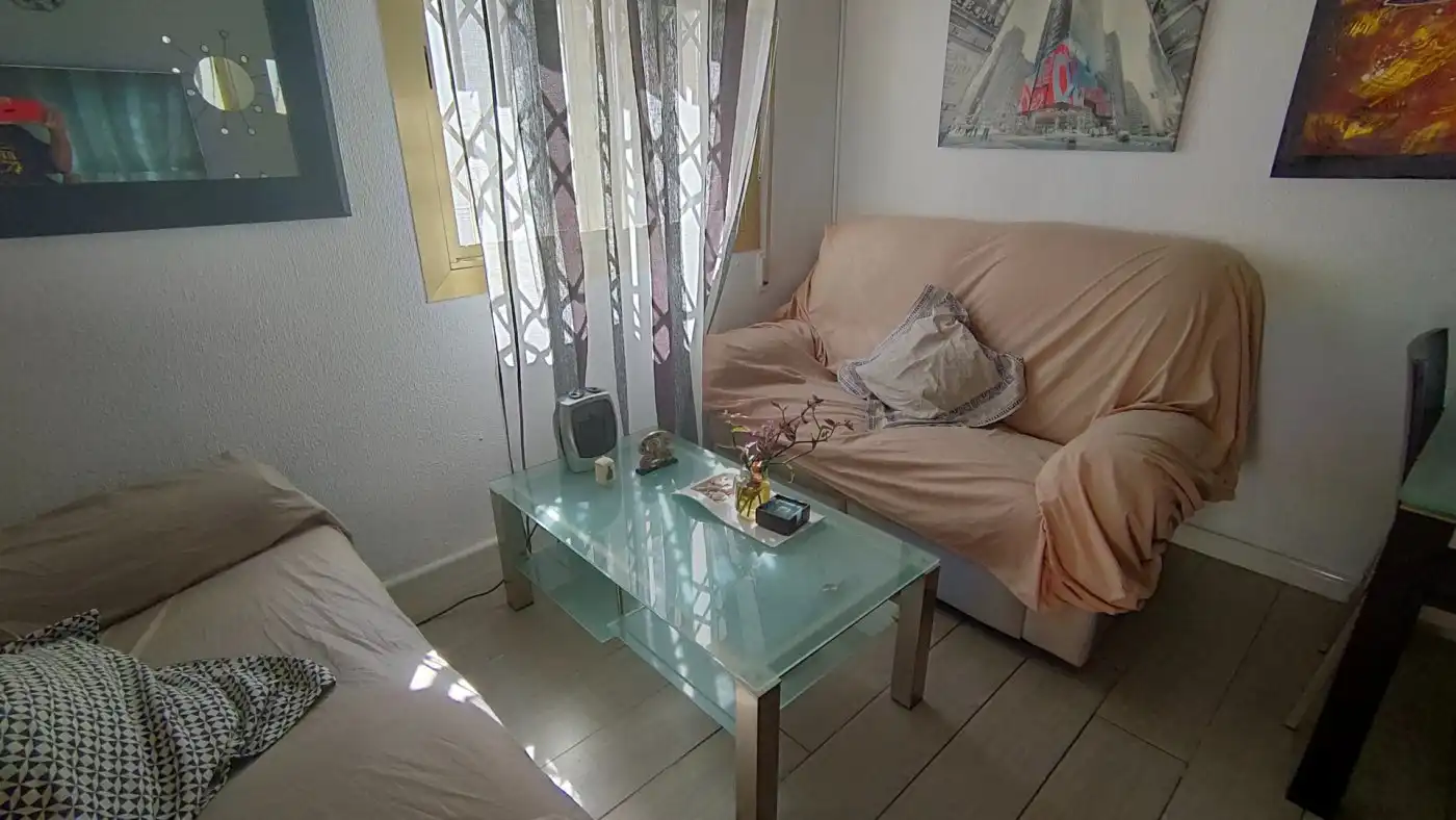 Sala de estar de Ático en venta en Colonia Madrid