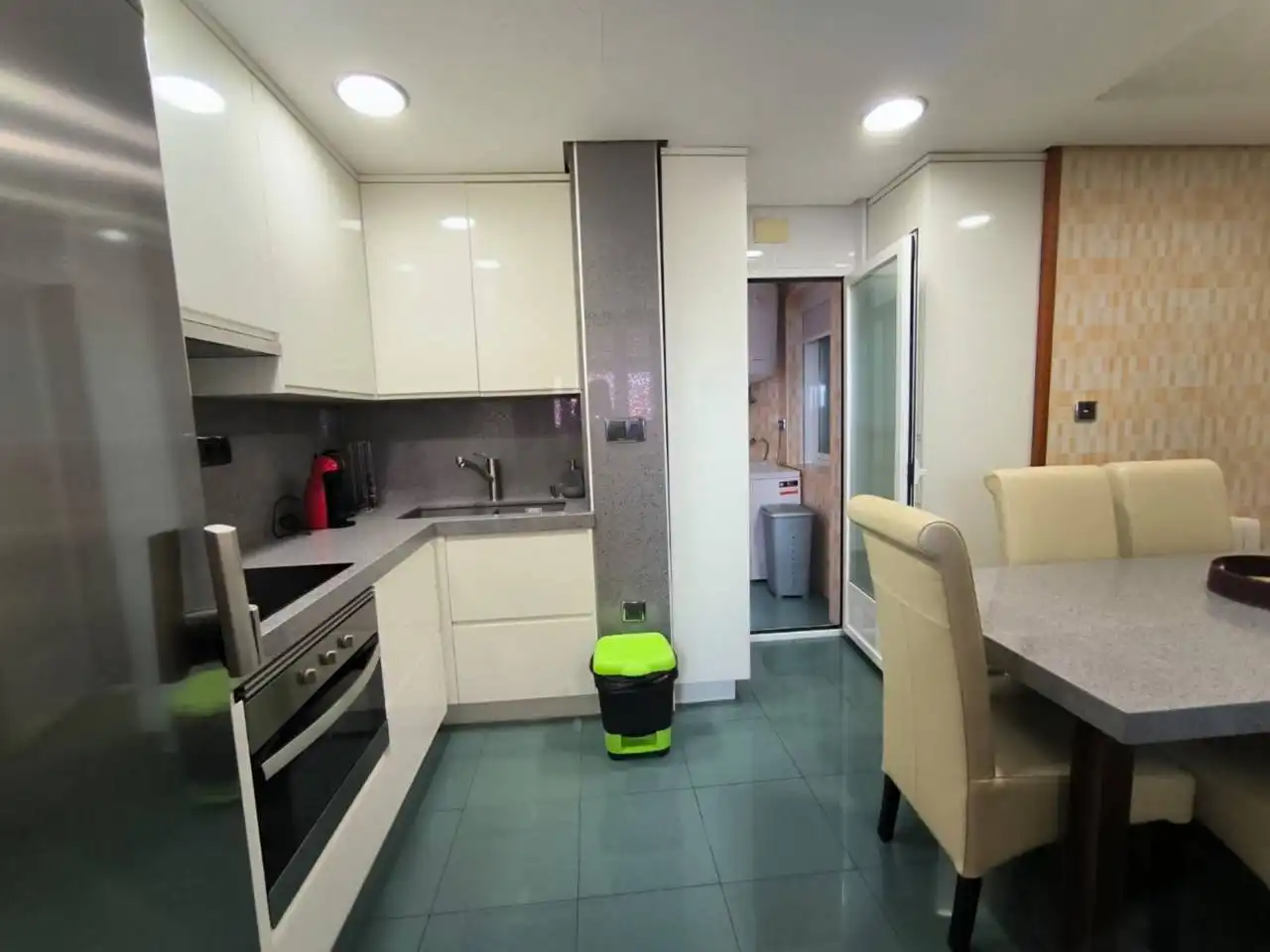 Küche von Wohnung zum Verkauf in Albacete mit Klimaanlage, Heizung und Parkett
